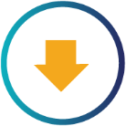yellow down arrow icon with copy about IOP reduction data